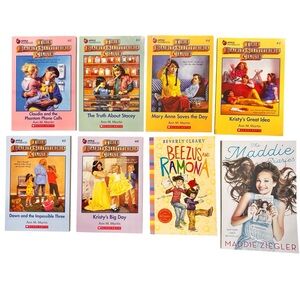 The Baby-Sitters Club, Beezus, and Maddie Lot of 8 Preteen Book Set